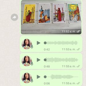 Lectura de tarot por WhatsApp
